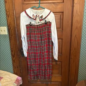 Vintage Bechamel Multicolored Ruffled Tiered Dress